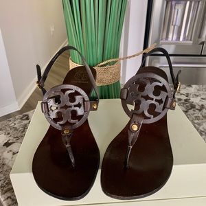 Tory Burch Logo Sandals